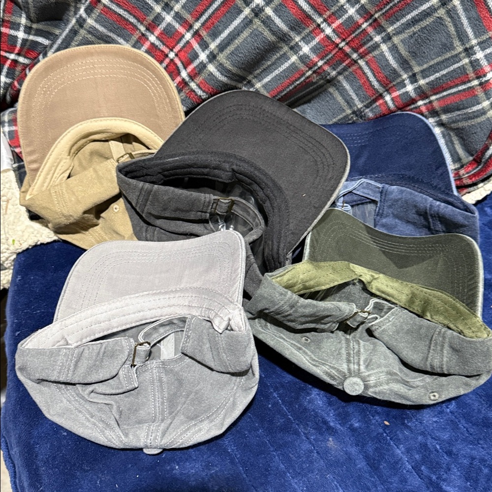 Pack of 5 Classic Washed Baseball Cap - Neutral colors - Picture 3 of 7
